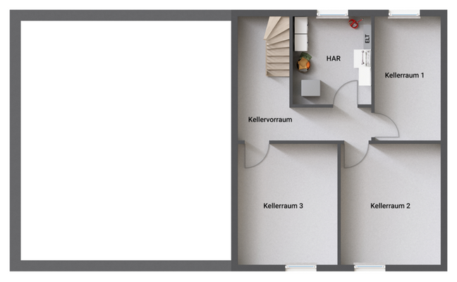 Grundriss-Bungalow-131-Kellerg