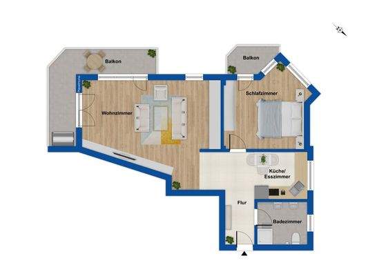 Grundriss 1. Obergeschoss