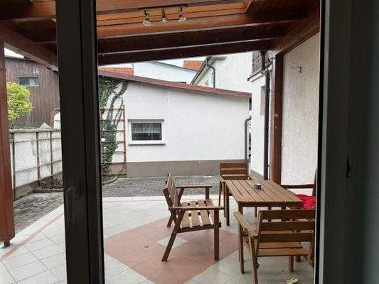 Blick aus dem Wintergarten