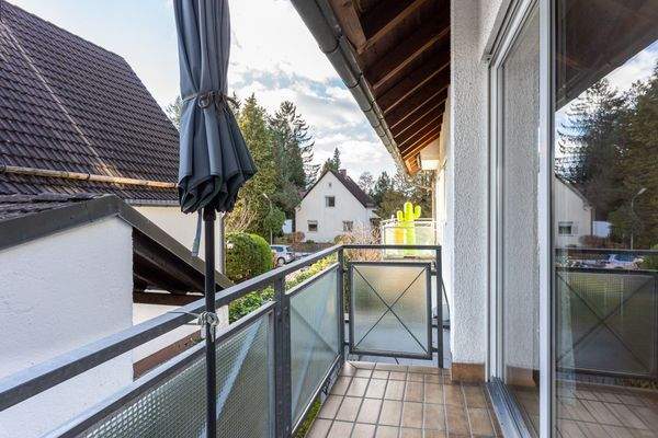Balkon in Südausrichtung