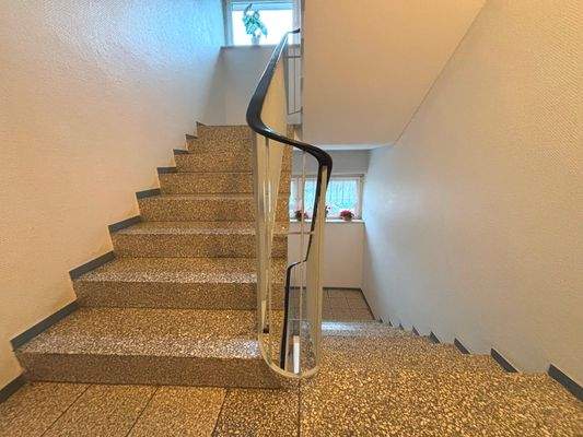 Gepflegtes Treppenhaus