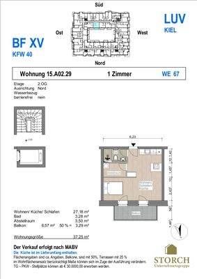 Grundriss WE 67 Baufeld XV 