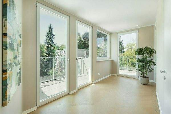 (KI) Hier würde die Treppe bzw. der Lift oben ankommen (KI)