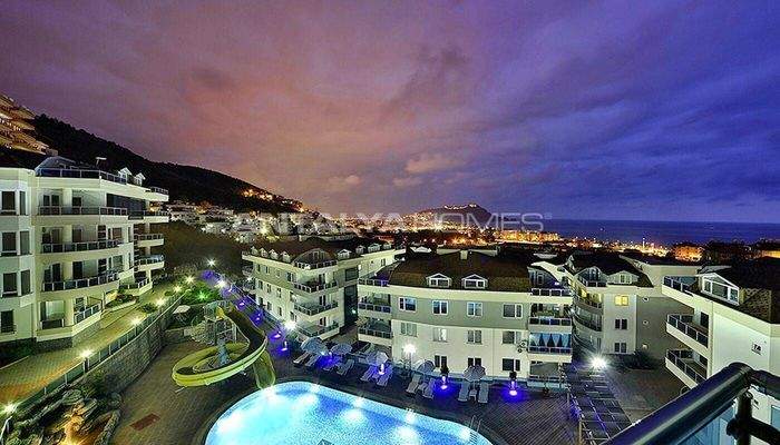 Turnkey Properties with Castle and Sea View in Alanya