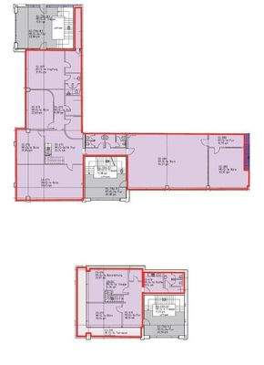 AUFTEILUNG / 2. + 3. OG / ca. 546 m²