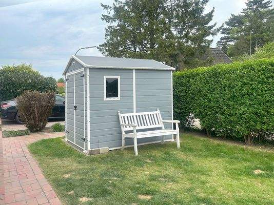 Gartenlaube-Fahrradabstell