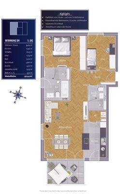 Haus 6 - WE 04 - 1. OG re