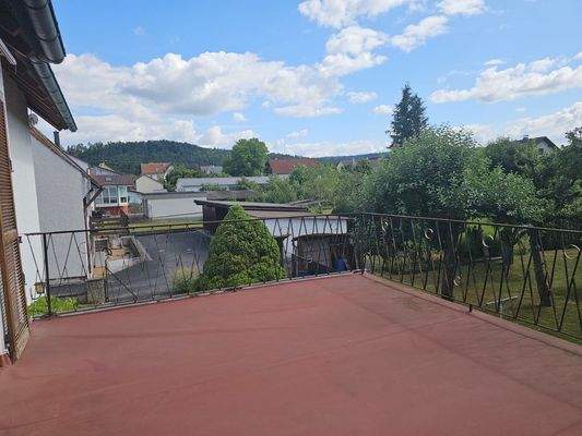 Wundervolle Dachterrasse Garage