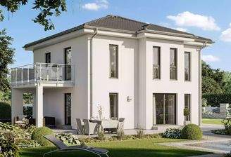 Schicke Stadtvilla, hier mit Balkon
