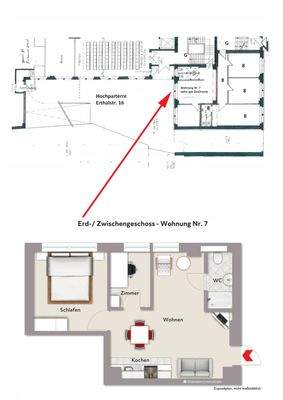 Hochparterre + Whg Nr 7