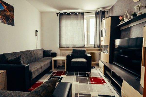 Beispiel einer Etagenwohnung – Wohnzimmer