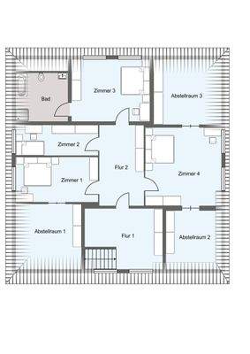 Grundriss 1.Obergeschoss