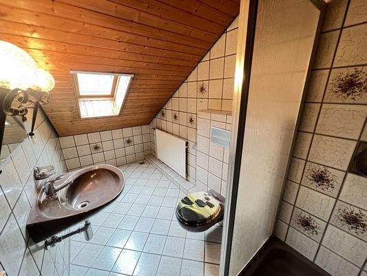 Badezimmer Dachgeschoss