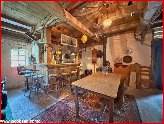 Reetdachhaus - Partyecke im Erdgeschoss