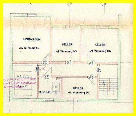 Grundriss KG geteilt