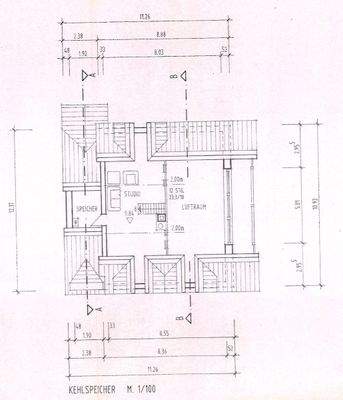 Grundriss Kehlspeicher