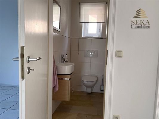 Gäste WC im Ergeschoss