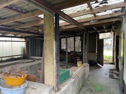 Rückwärtiger Anbau