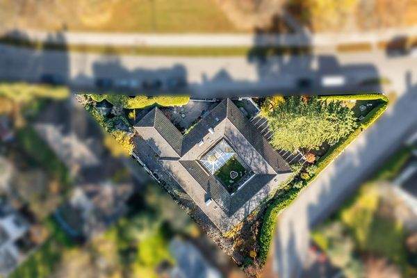 Vogelperspektive Grundstück