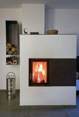 Kaminofen Erdgeschoss