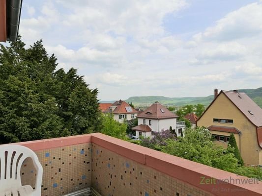 Ausblick vom Balkon