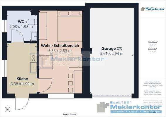 Garage/Einliegerwohnung