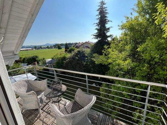 Blick vom Westbalkon