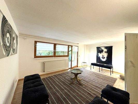 Der Wohn-Schlafbereich ...