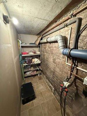 Zählerraum für Gas und Wasser