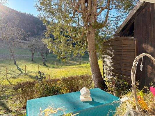 Blick von der Terrasse