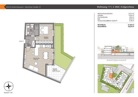 Grundriss Wohnung 17