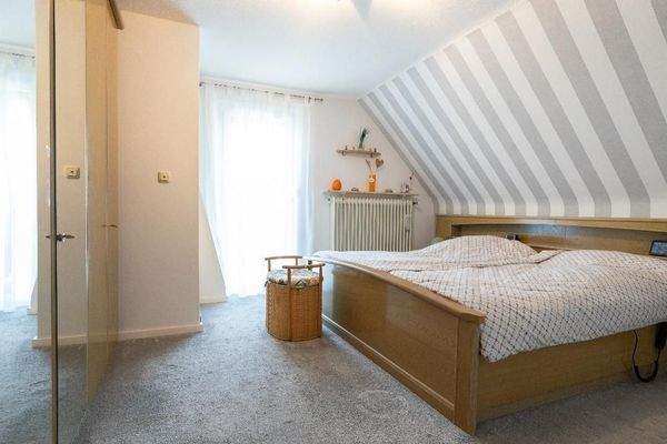 Das Schlafzimmer im OG