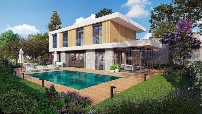 Sea-View Detached Villas with Large Gardens in Urla, İzmir