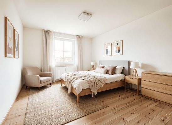 Whg. EG, Schlafzimmer - (KI generiert) - (KI generiert)