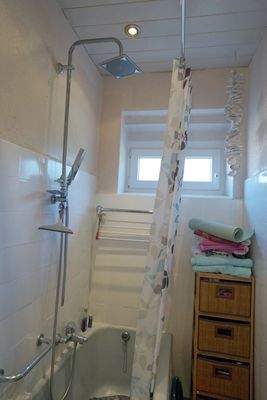 Dusche im Erdgeschoss