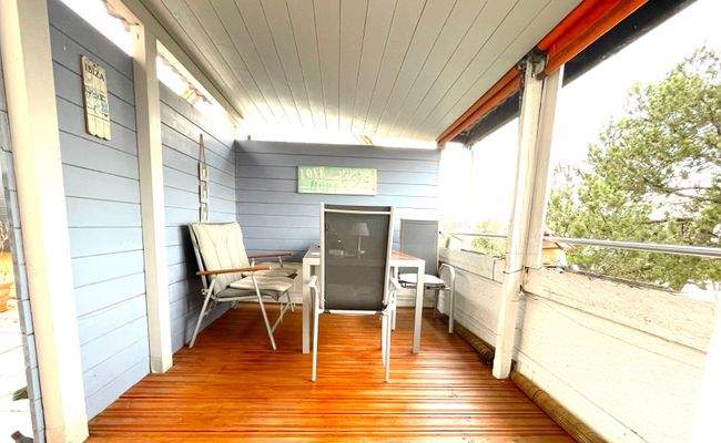 überdachter Sitzplatz