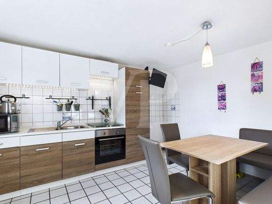 Küche und Essbereich