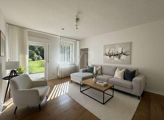 Wohnzimmer EG Nachbarhaus mit KI