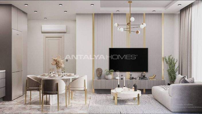 Spacious Apartments in a Complex with Pool and Garden in Alanya