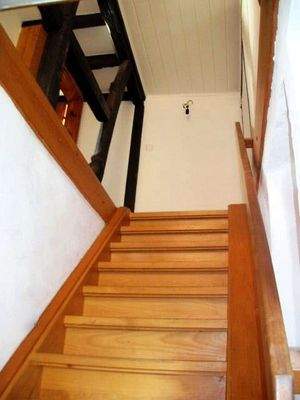 Treppenaufgang zum Obergeschoss