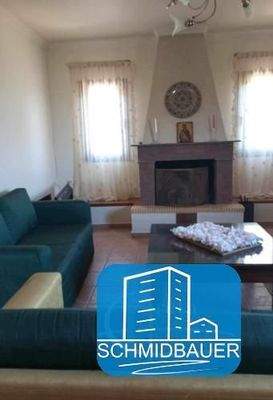 Kreta, Peri: Einfamilienhaus mit schönem Garten und toller Aussicht zu verkaufen