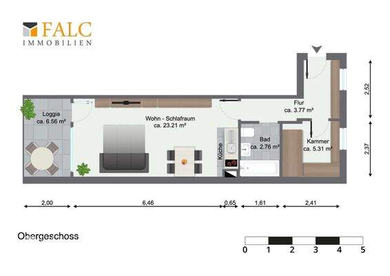 Durchdachter Grundriss