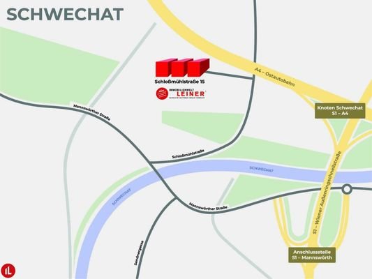 Lageplan - Container in Schwechat