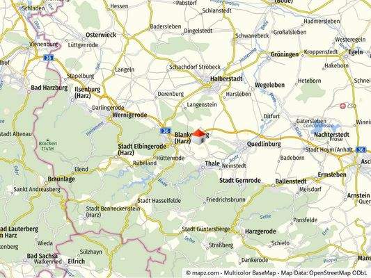 Geolyzer Kartenausschnitt