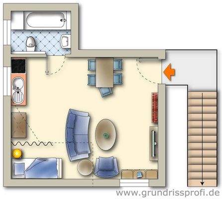 Grundriss-Einrichtungsvorschlag