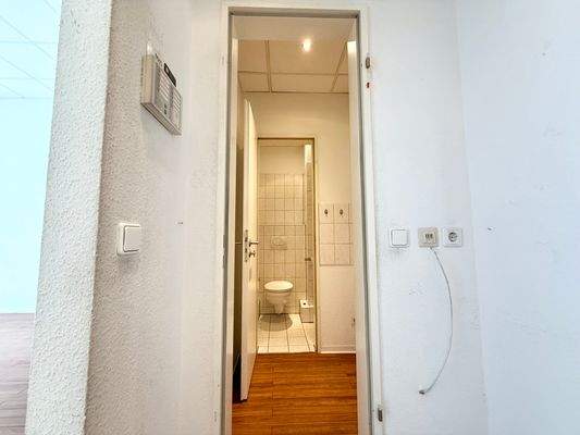 WC und Küchennische