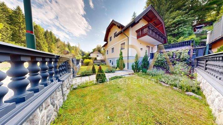 Ansicht plus Gartenbereich 