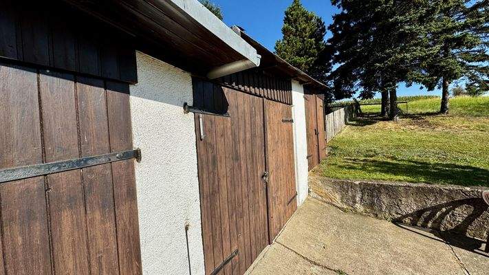 Außenansicht Garagenanbau