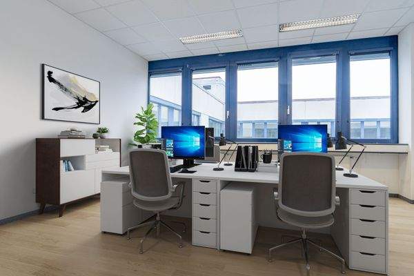 Visualisierung Büroraum