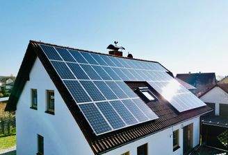 Luftbild PV-Anlage